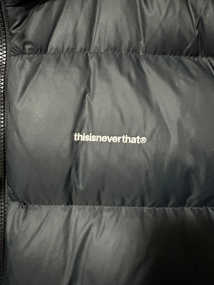 thisisneverthat ブラック ダウンジャケット　M 最安値‼️