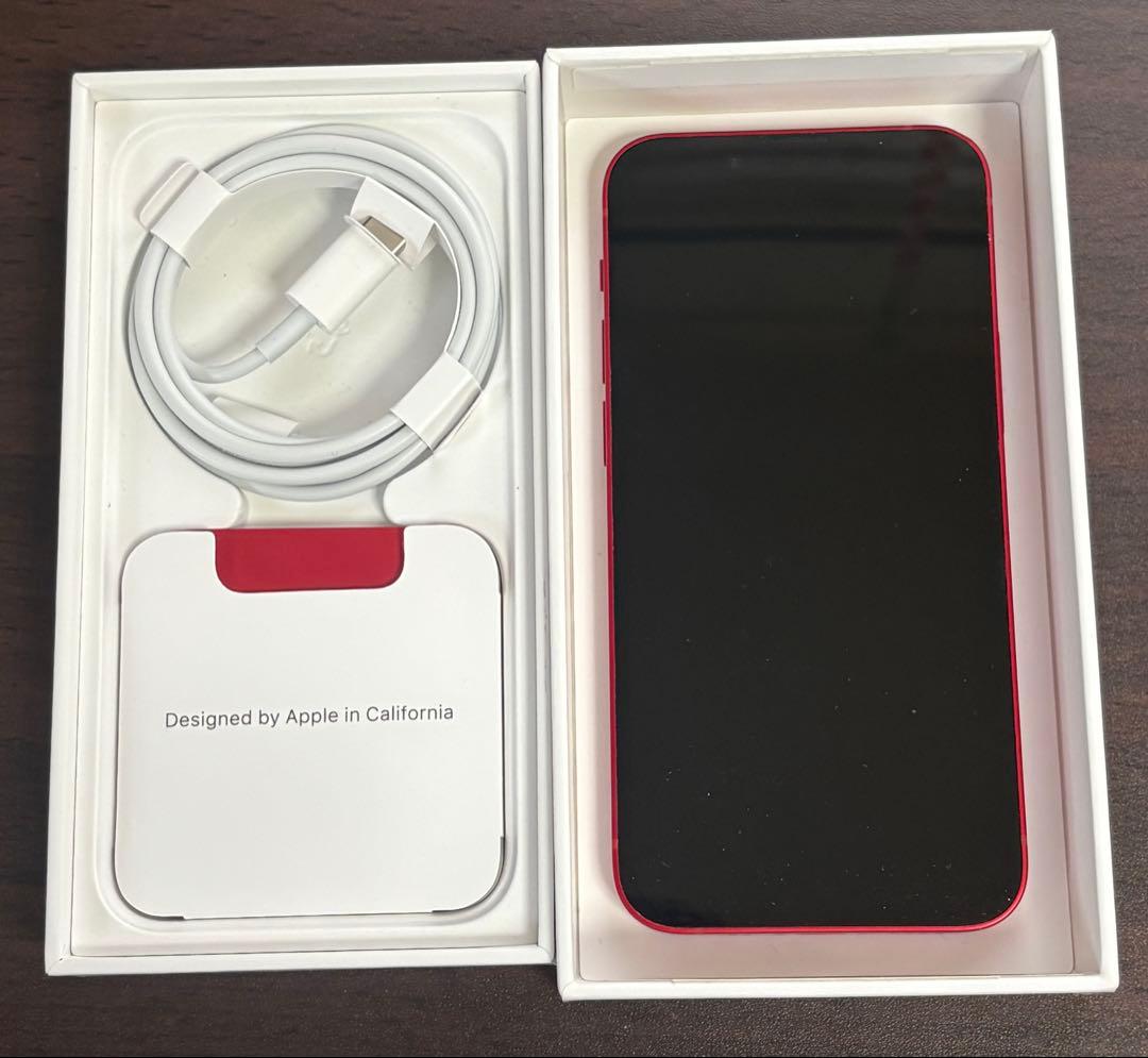 iPhone13mini 128GB 赤　超美品　箱など付属品付き