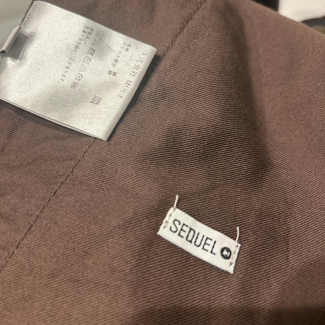 SEQUEL シークエル CHINO PANTS　BROWN TYPE-XF L