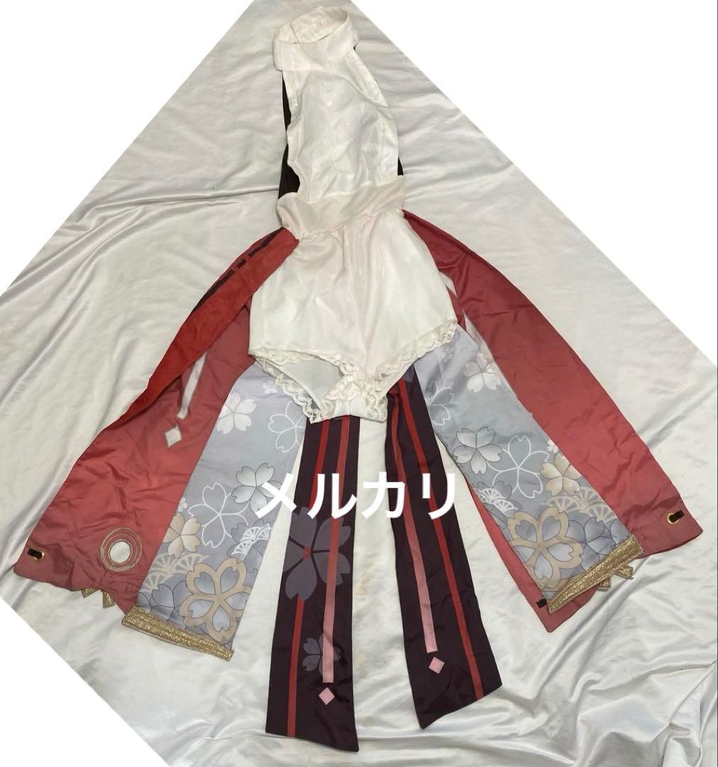 こ*️様 原神 八重 神子 三分妄想 コスプレ 衣装　靴　小道具　セット
