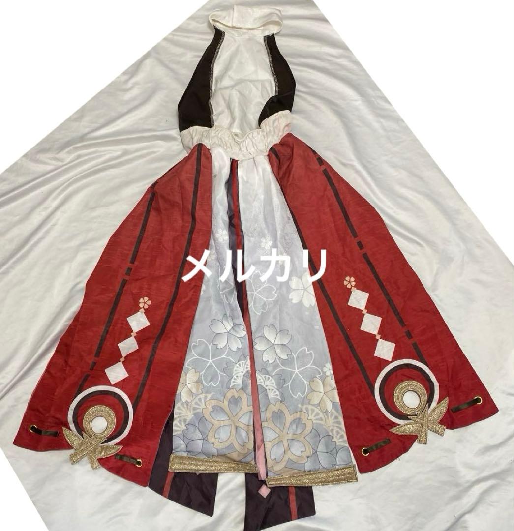 こ*️様 原神 八重 神子 三分妄想 コスプレ 衣装　靴　小道具　セット