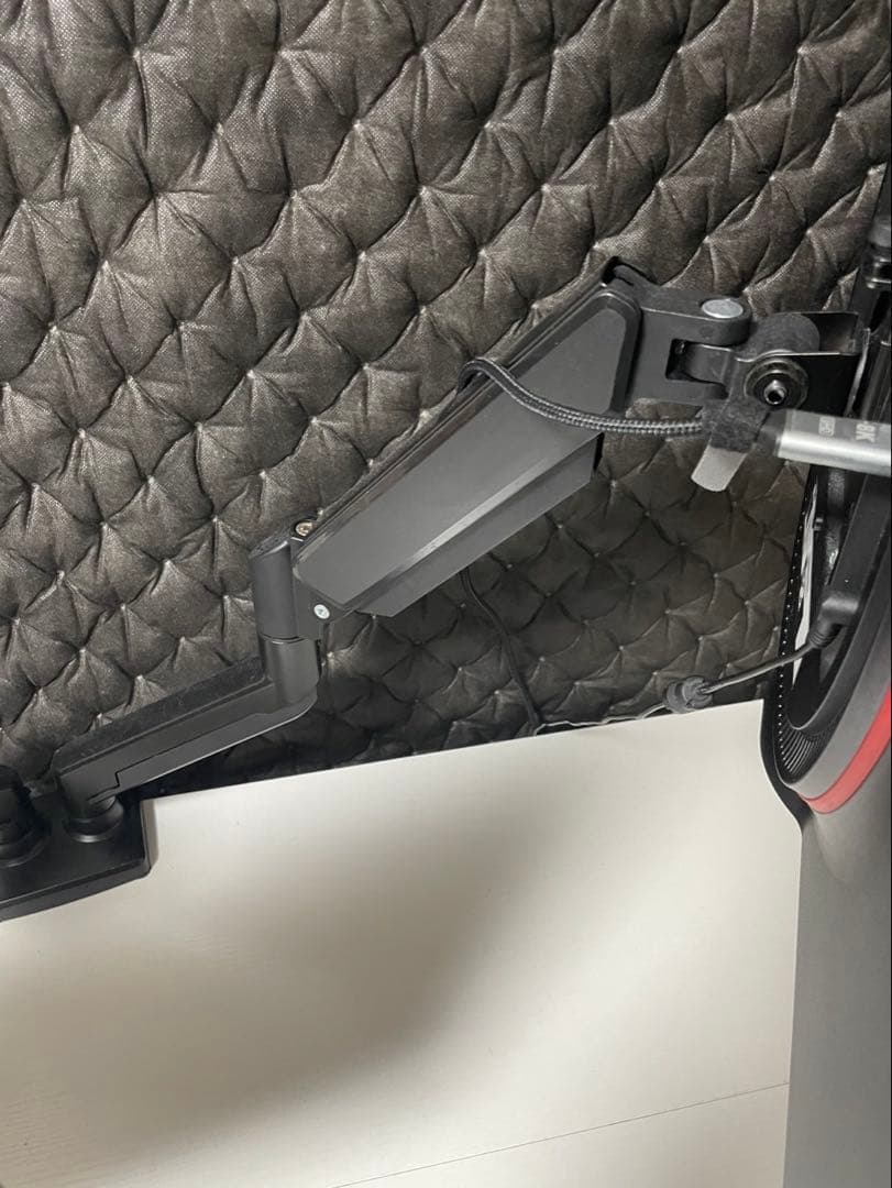 ゲーミングモニター2枚+ダイナミックマイク+モニターアームセット まとめ売り