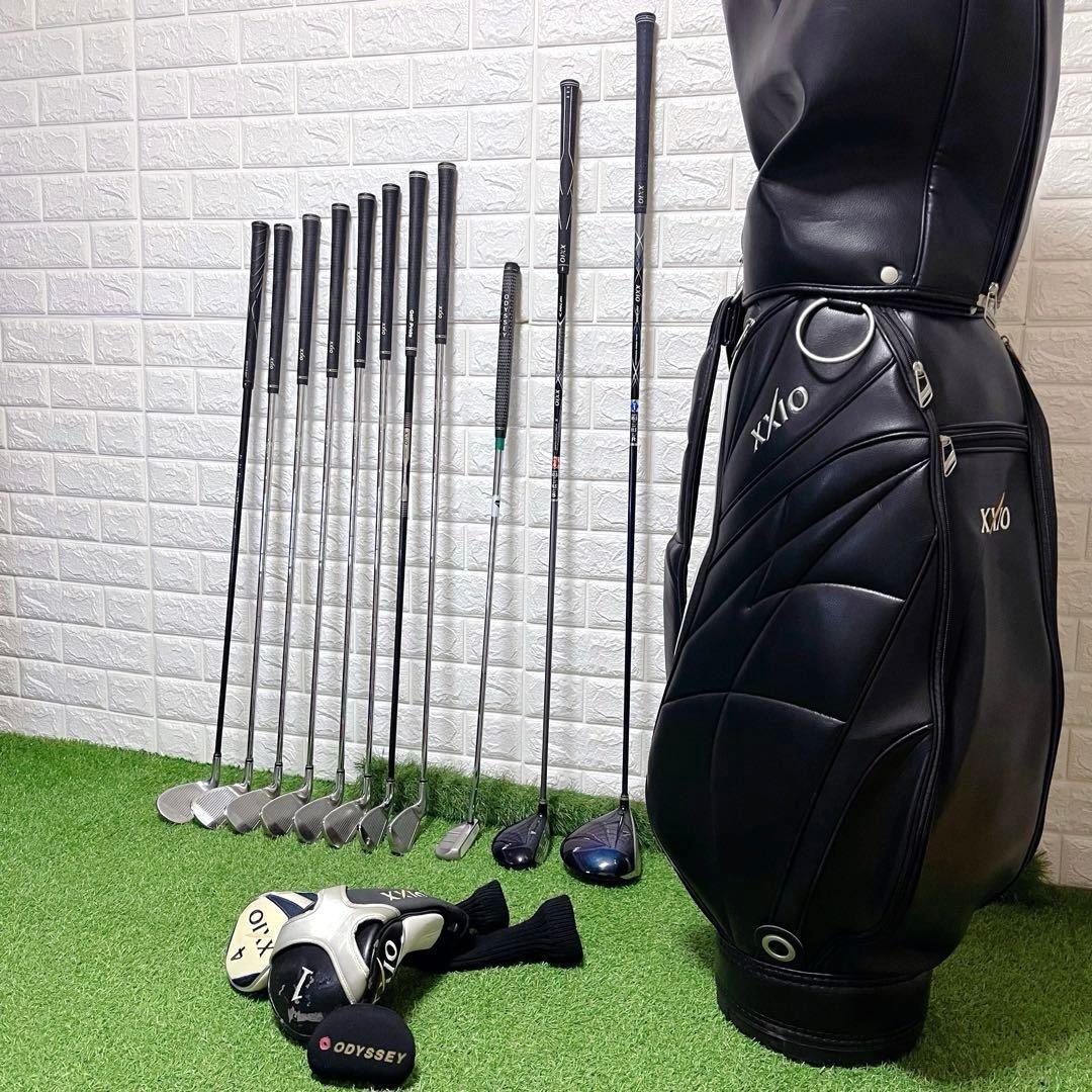 美品 初心者に優しい XXIO ODYSSEY メンズゴルフクラブ11本セット