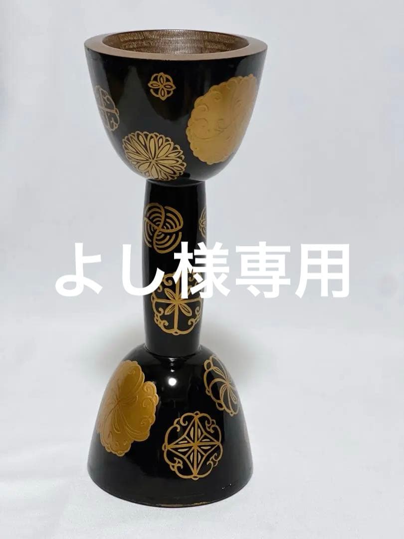 小鼓　胴　丸紋蒔絵