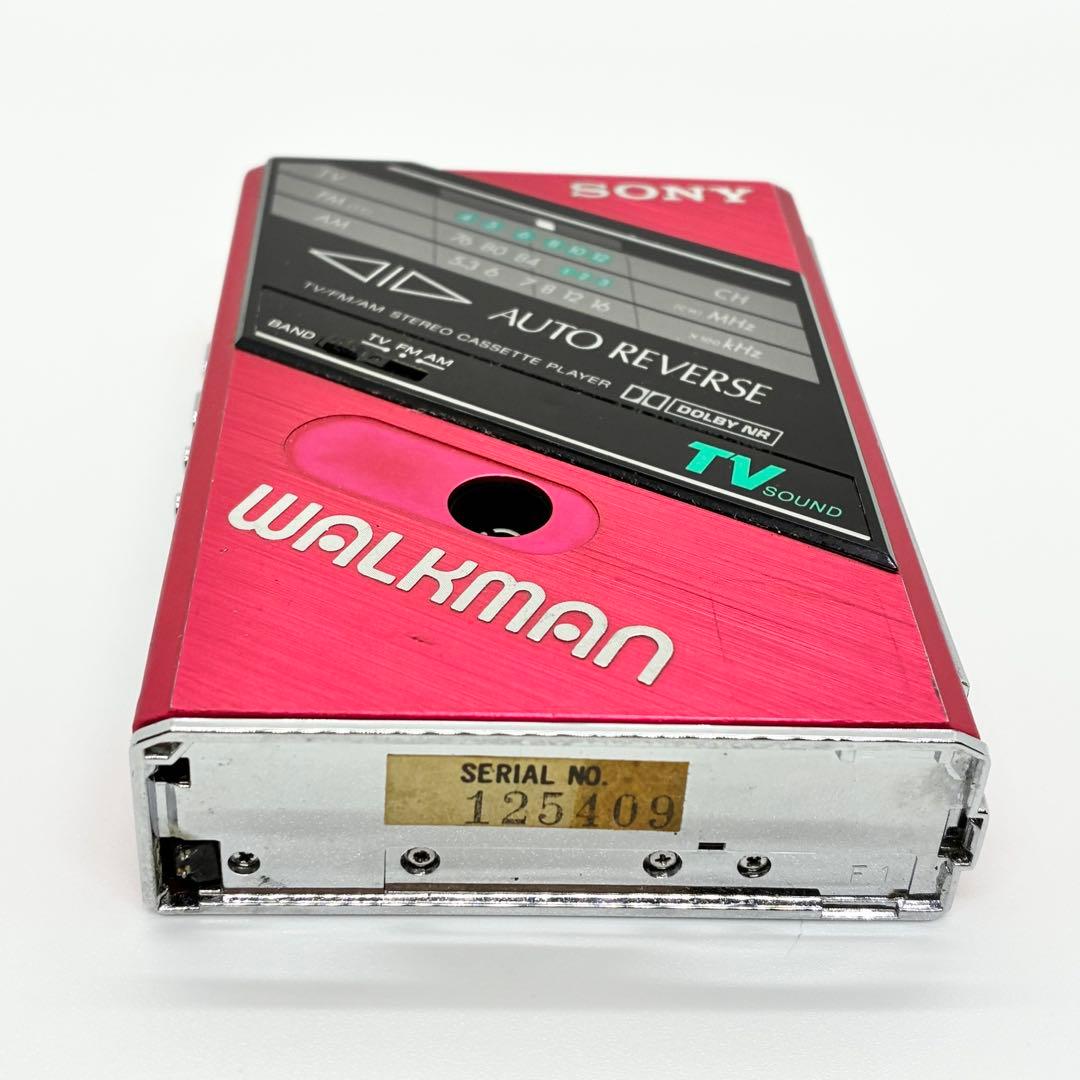 現状品 SONY ソニー WALKMAN ウォークマン WM-F102 レッド