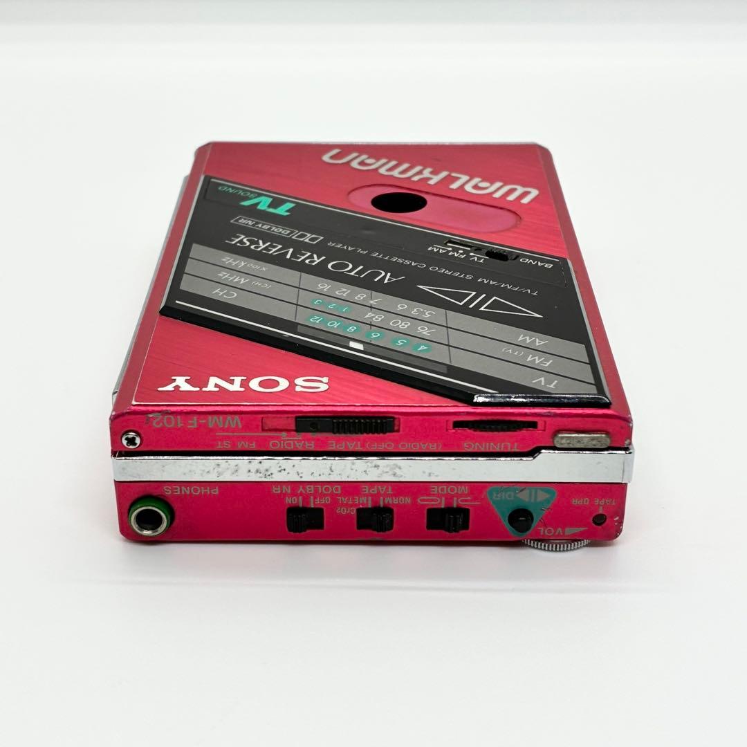 現状品 SONY ソニー WALKMAN ウォークマン WM-F102 レッド