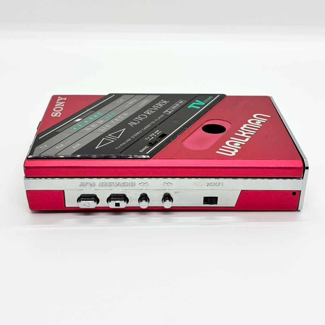 現状品 SONY ソニー WALKMAN ウォークマン WM-F102 レッド