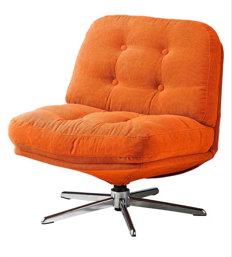 ☆新品未開封　IKEA ディヴリンゲ 回転パーソナルチェア 椅子 オレンジ