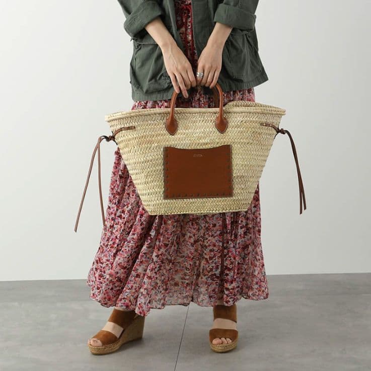 【未使用】イザベルマラン　カゴバッグ　2way