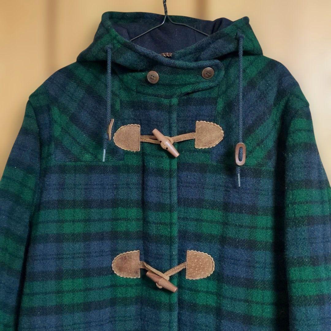 LLBean　エルエルビーン　ジャケット　ダッフルコート　チェック70s 80s