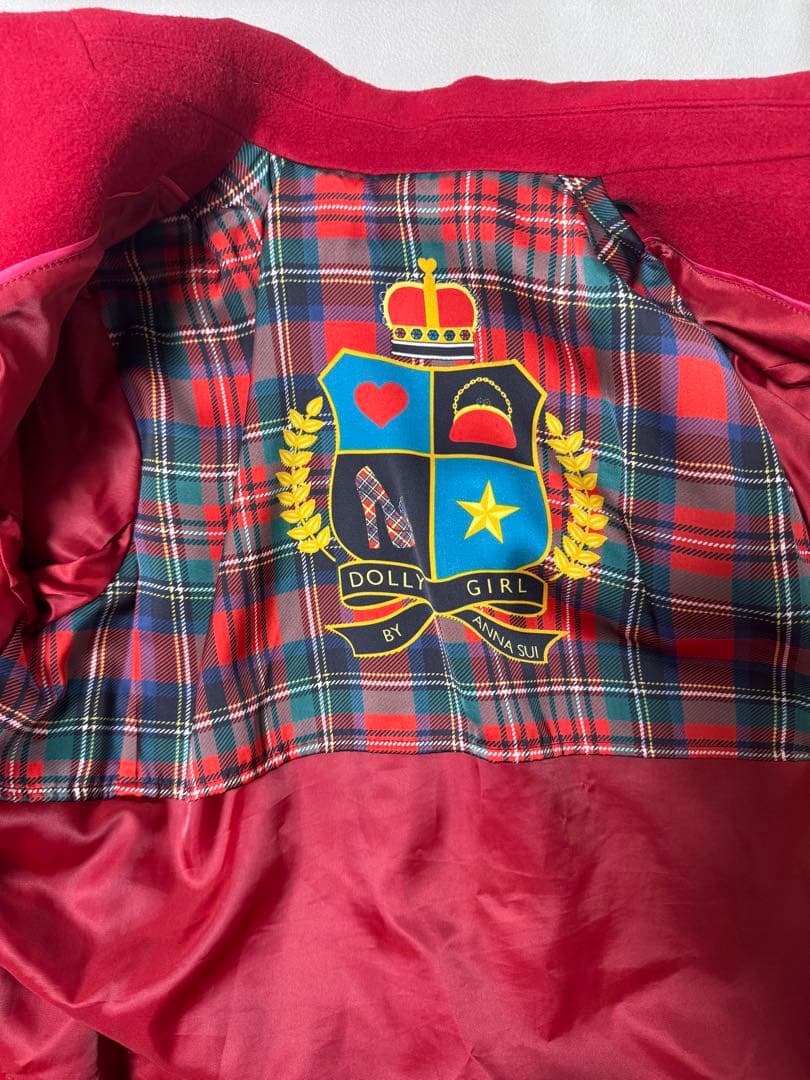 DOLLY GIRLドーリーガール　赤 Pコート　アナスイ　ドーリーガール