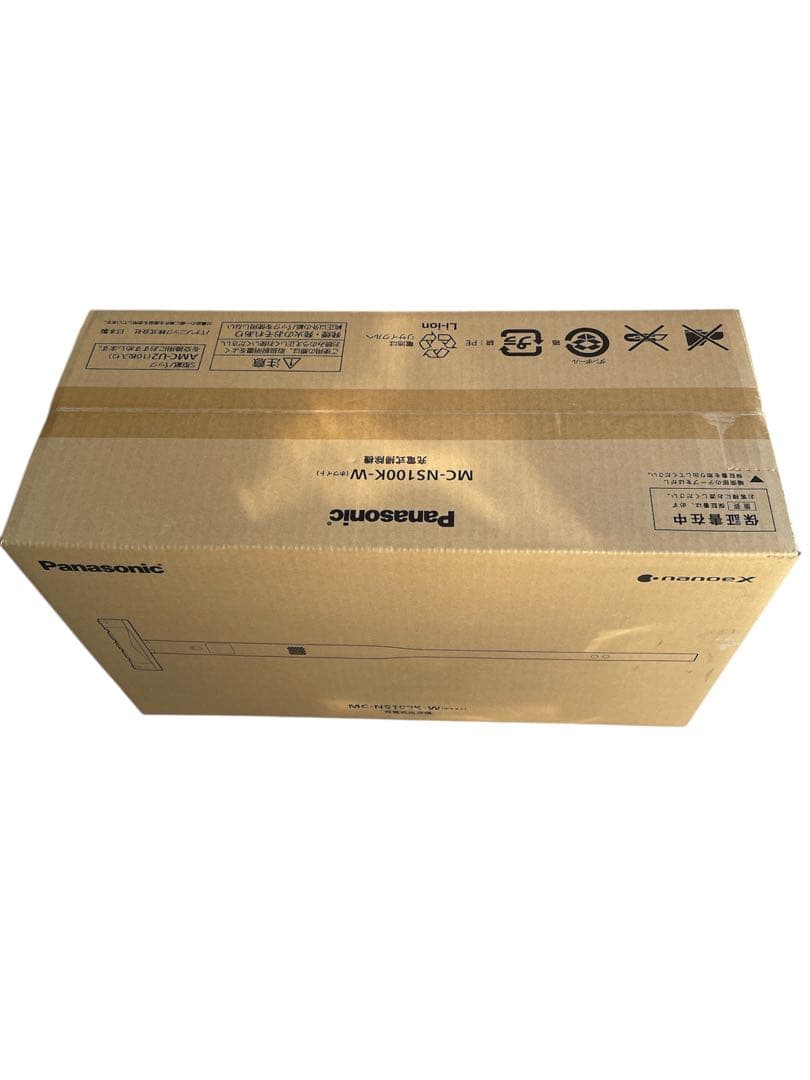 【新品未使用】パナソニックコードレススティック掃除機 MC-NS100K-W