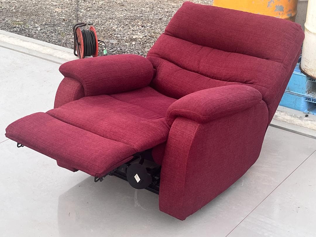 nitori 一人掛け布張りソファー　電動リクライニング　岐阜発　引取り歓迎