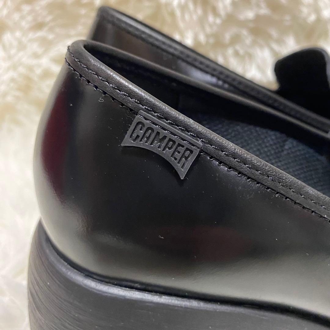 ✨美品✨CAMPER Thelma 厚底 レザー パンプス ブラック黒ローファー