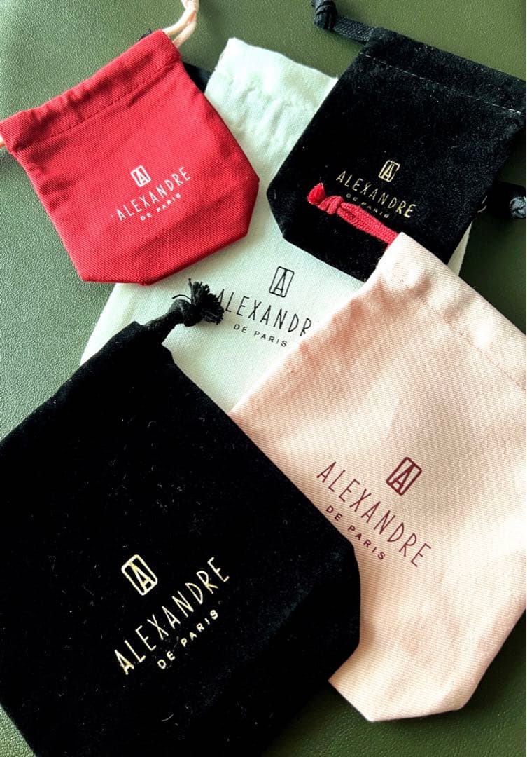 アレクサンドルドゥパリ 限定品　ブラックXシルバー　Sクリップ【保管袋付】