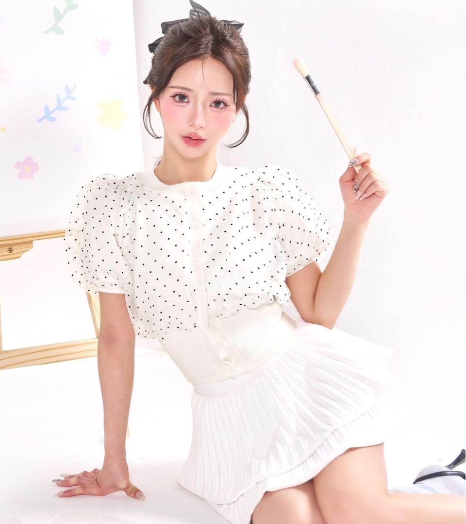 Darich ナロープリーツティアードミニスカート S