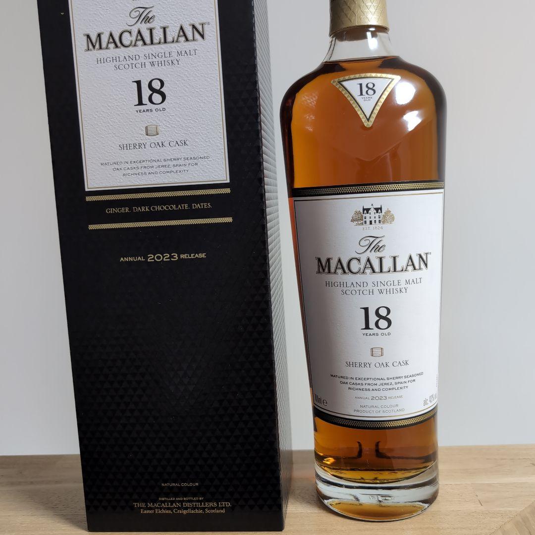 The Macallan 18年 シェリーオーク 700ml