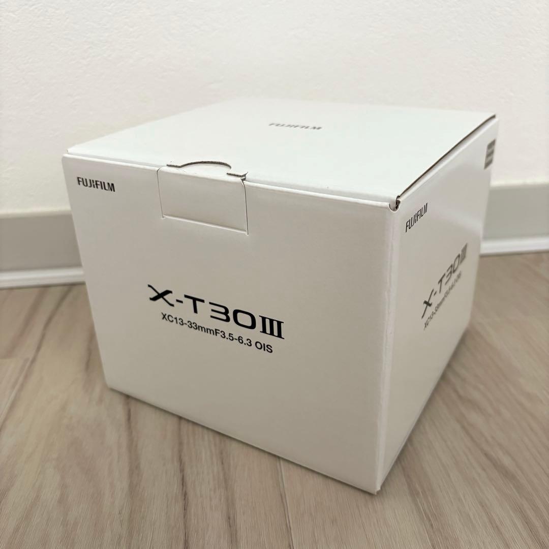 新品 X-T30 III チャコールシルバー XC13-33mm レンズキット
