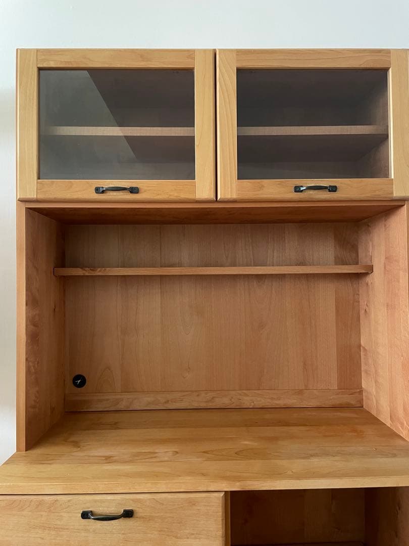 モモナチュラル　MOMO natural アルダー　オーク　カップボード　食器棚