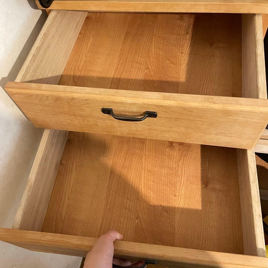 モモナチュラル　MOMO natural アルダー　オーク　カップボード　食器棚