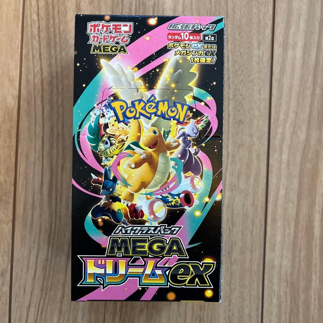 ポケモンカードゲーム MEGAドリームEX シュリンクなし1BOX