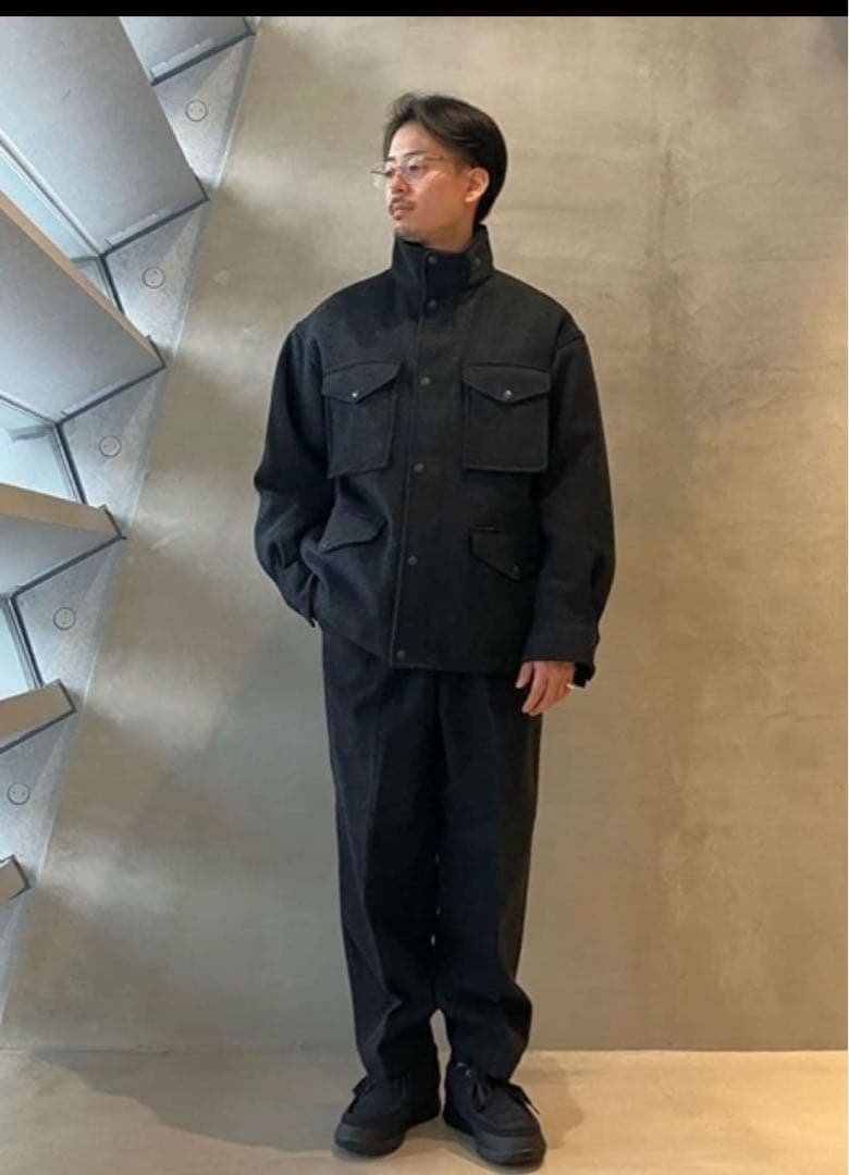 THE NORTH FACE　ウィンドストッパーウッドランドウールジャケットL