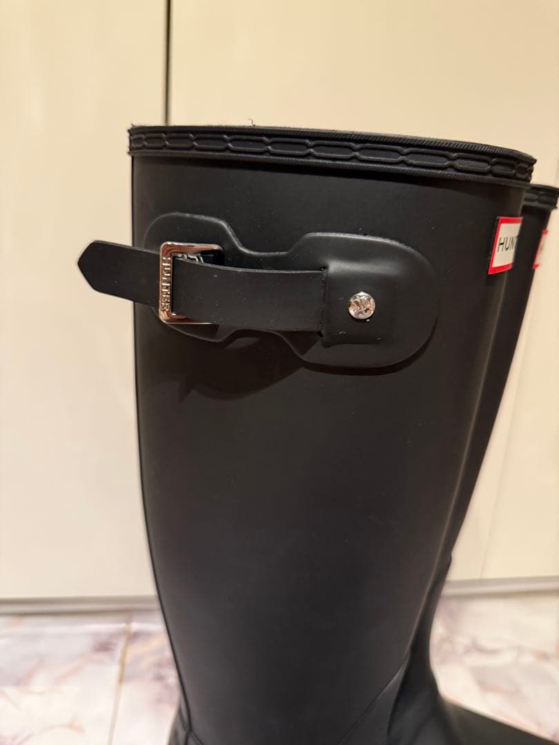 Hunter ハンター　トールレインブーツ　ブラック　24㎝