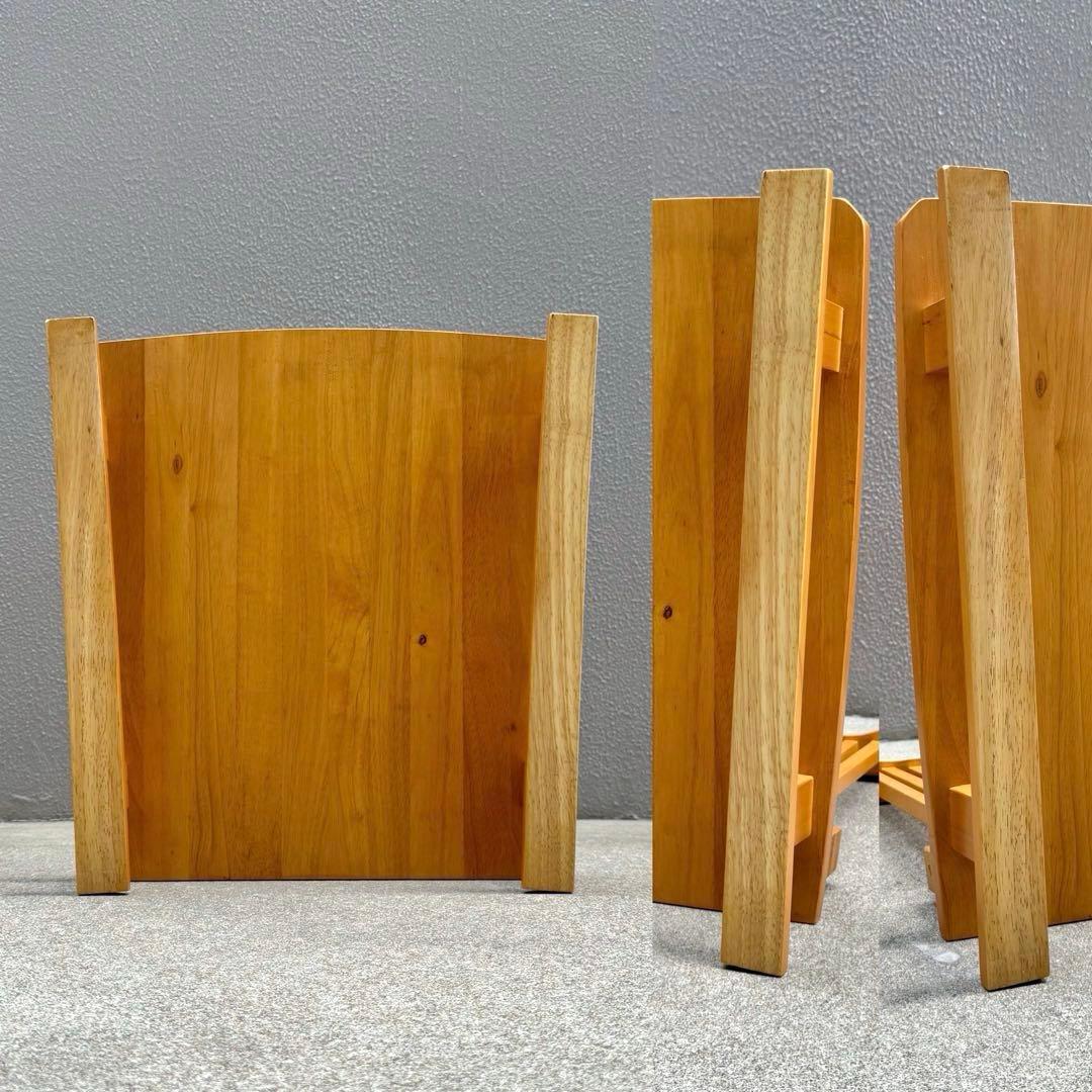 2脚セット✴︎座椅子 ローチェア イス 天然木 高齢者 あぐら 低座椅子