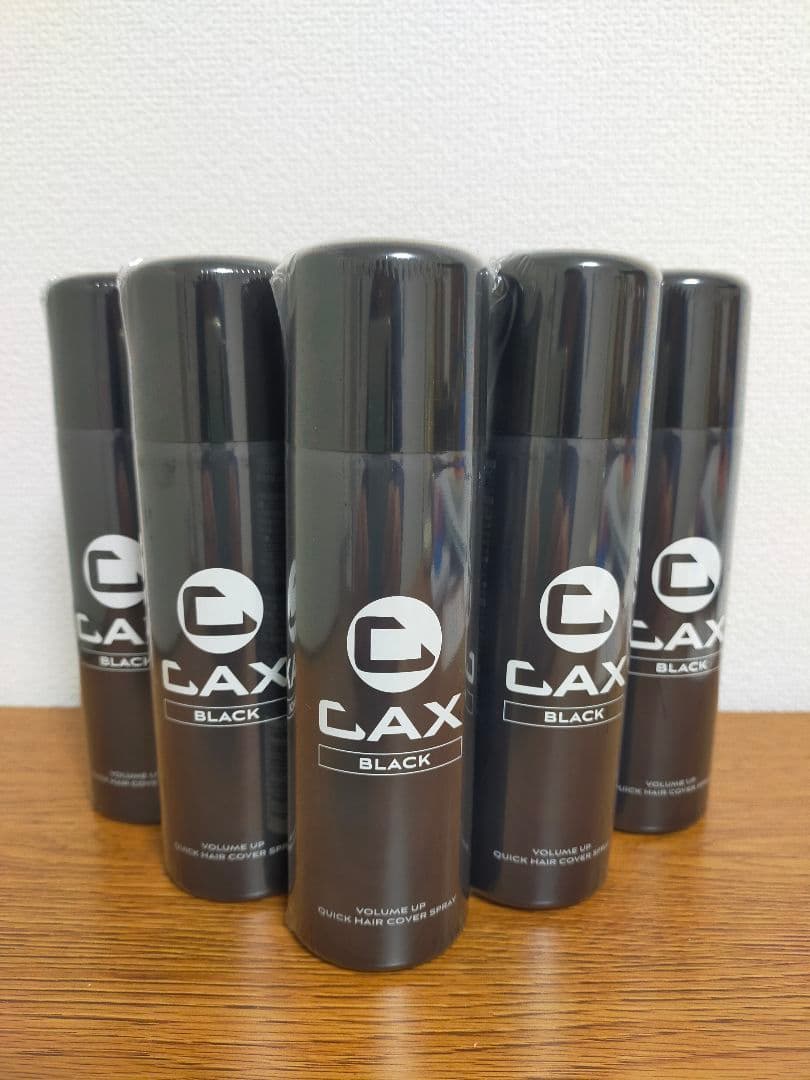 CAX 　カックス　 ヘアボリュームアップ　スプレー 100g ブラック 5本