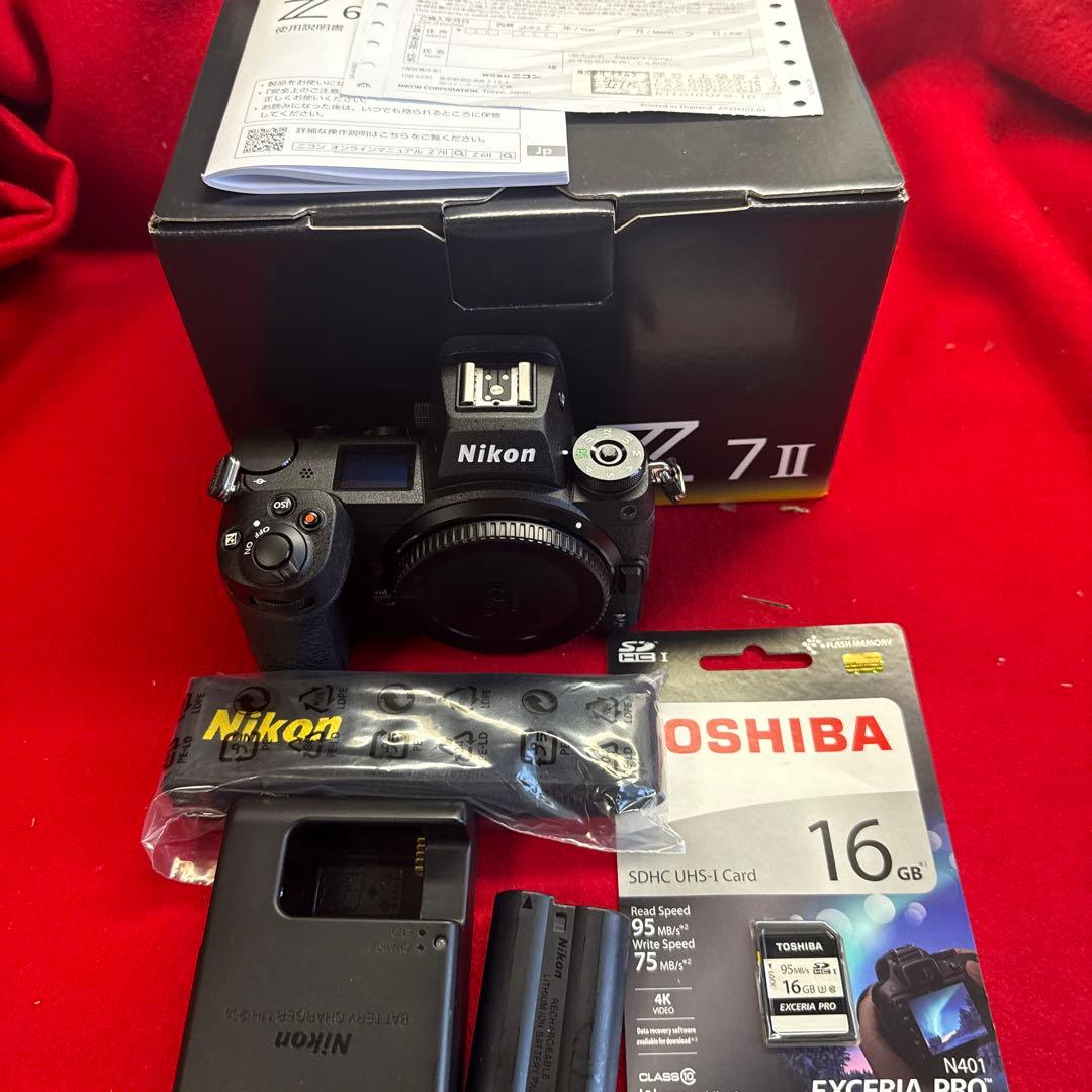 Nikon Z 7 II ミラーレス一眼 本体・新品同様SD・XQDカード付き