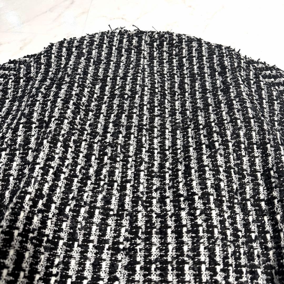 【未使用】2024✨️完売品 アニュアンス ツイード ケープ ジャケット お洒落