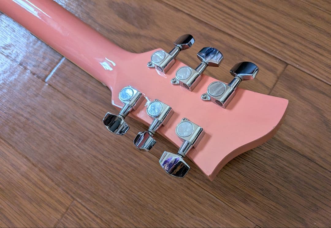 美品 JJ Heart アコースティックギター Pink ケース付き