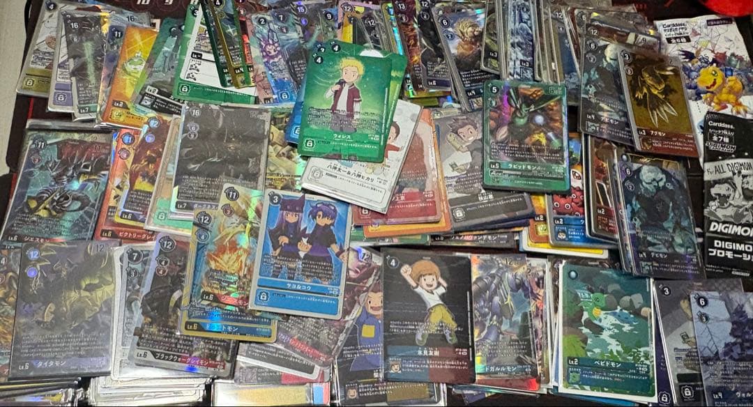 デジモンカードまとめ売り　引退品　SR、パラレル、プロモ等約450枚