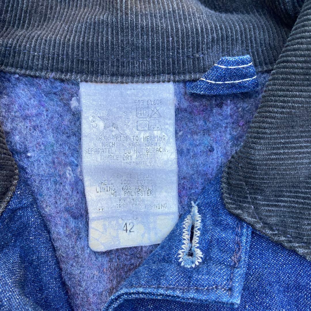 Carhartt デニムカバーオール サイズ42 ミシガンチョアコート 星タグ