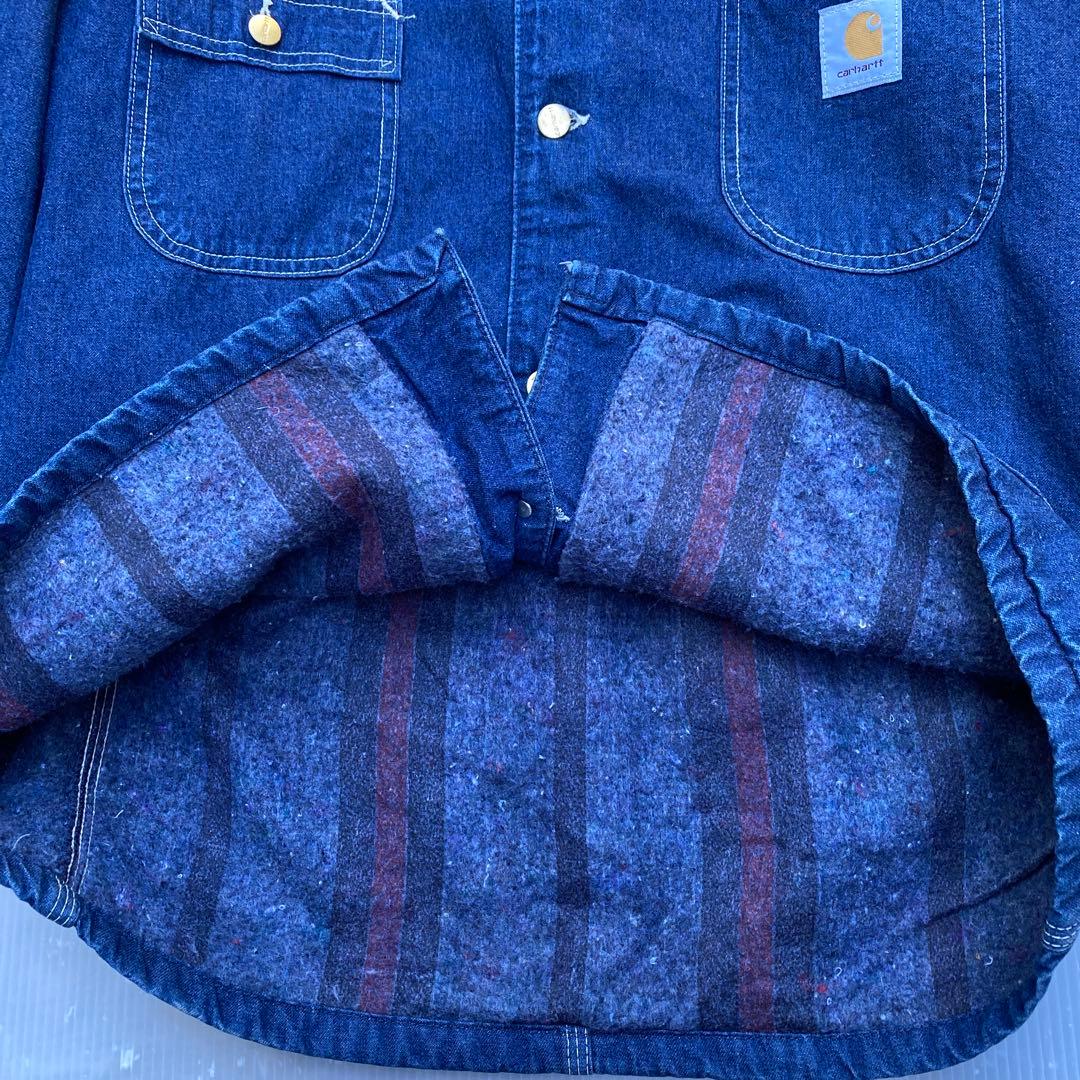 Carhartt デニムカバーオール サイズ42 ミシガンチョアコート 星タグ