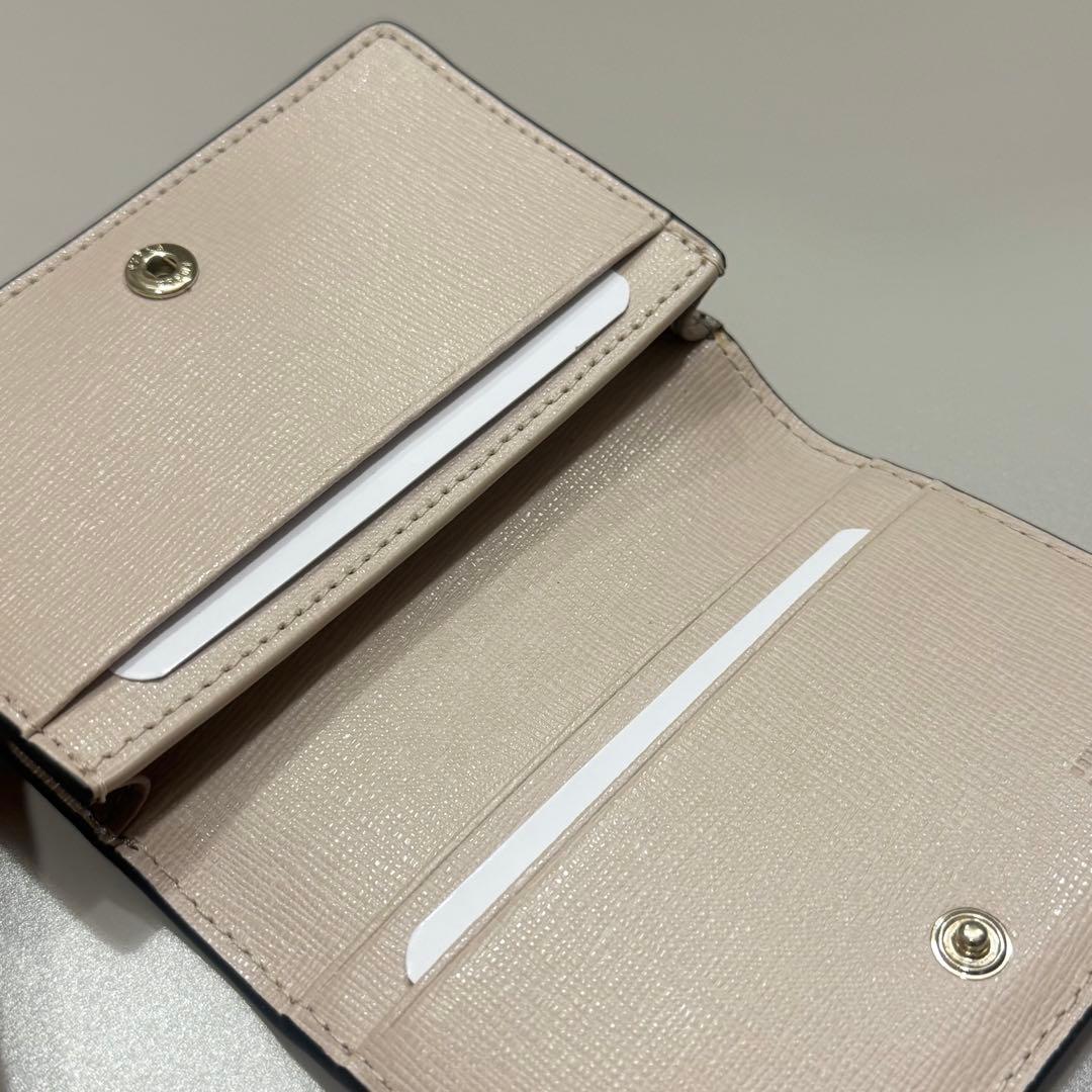 【新品未使用】FURLA フルラ 名刺入れ カードケース グレージュ