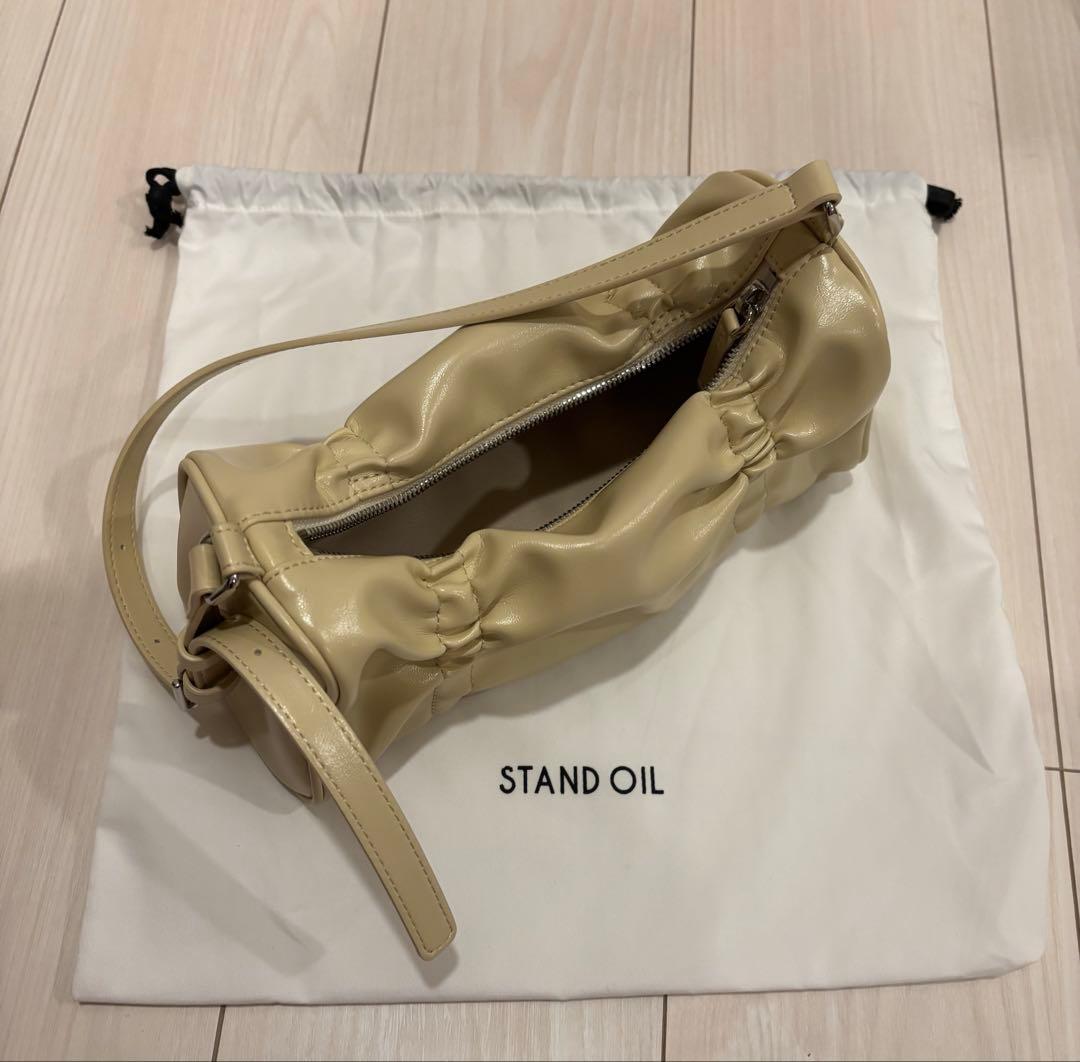 STAND OIL プリーツバッグ　PLEATS BAG Butter