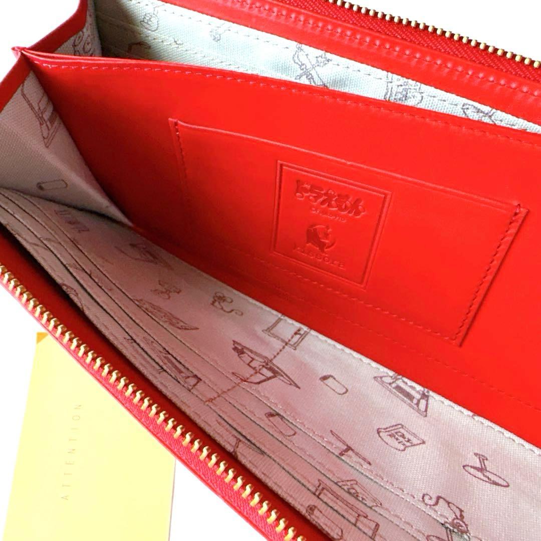 【新品】kissora キソラ ドラえもん 長財布 ロングウォレット レッド