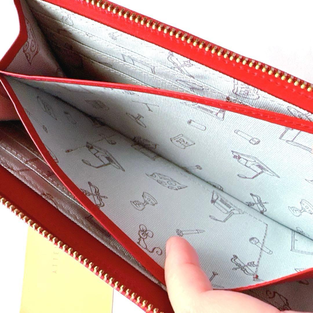 【新品】kissora キソラ ドラえもん 長財布 ロングウォレット レッド