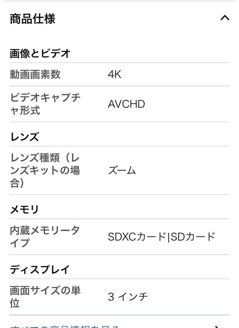 パナソニック 4K ビデオカメラ ケース＆バッテリー2個付き