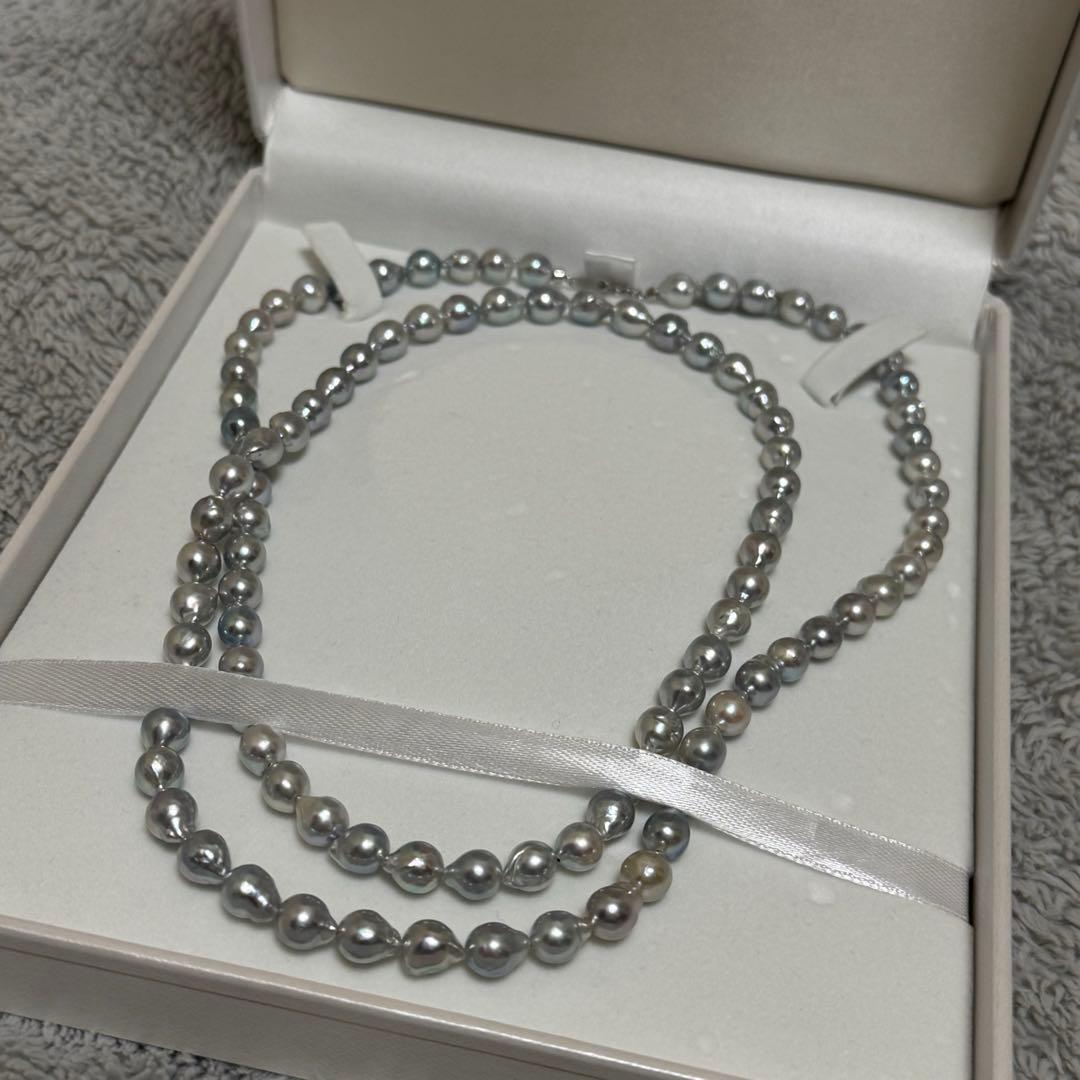 IRIS.bis イリスビス アコヤ真珠 ネックレス 85cm 真珠総合研究所