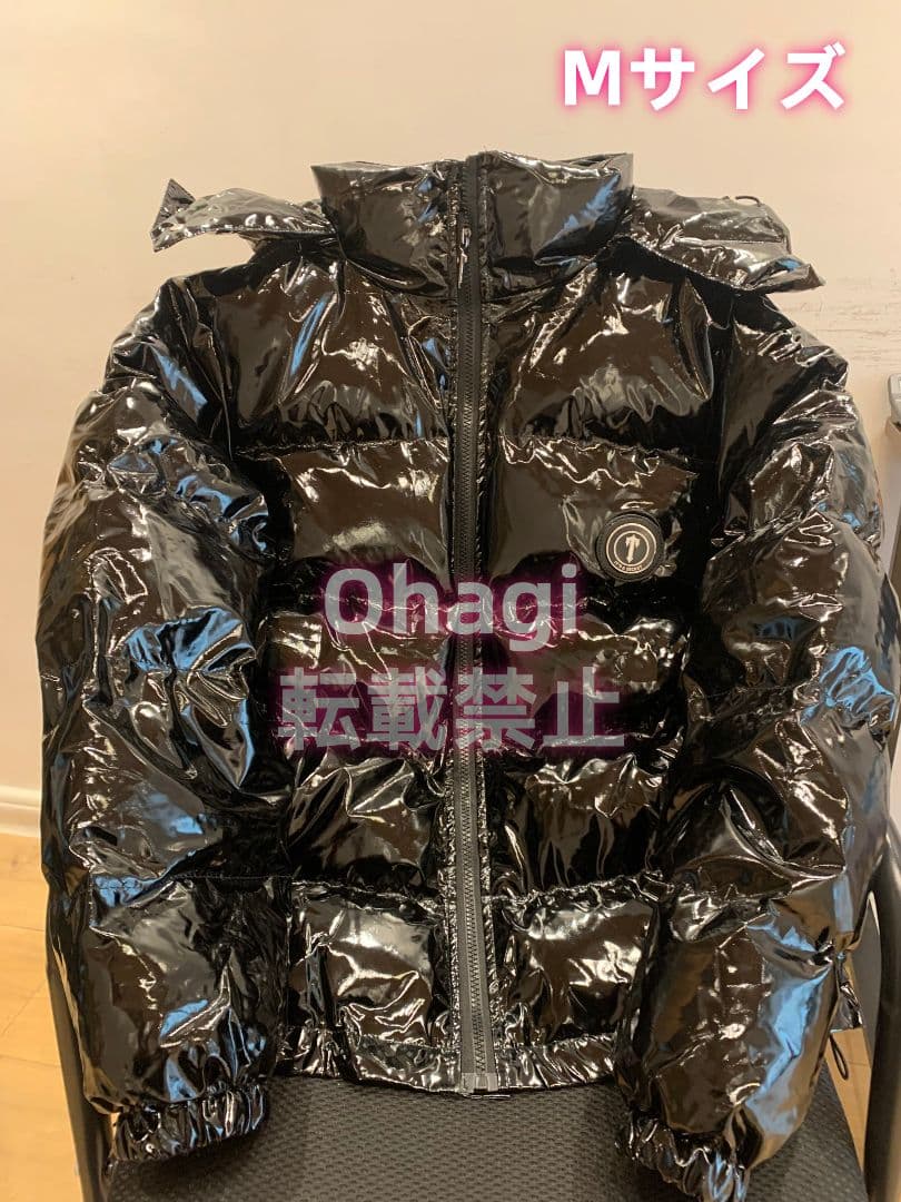 Trapstar ダウンジャケット ブラック 光沢 Mサイズ