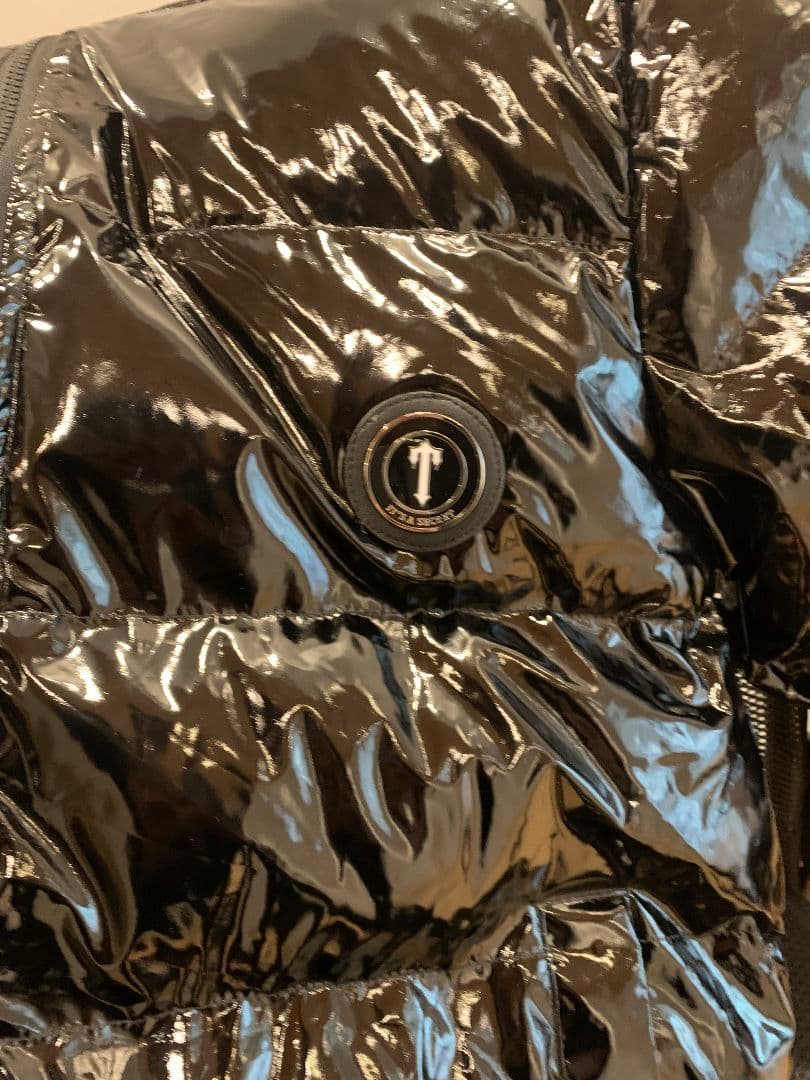 Trapstar ダウンジャケット ブラック 光沢 Mサイズ