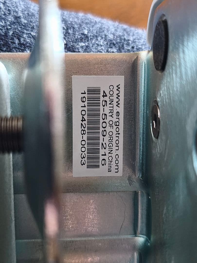 【美品】エルゴトロン デュアルスタッキングアーム 45-509-216