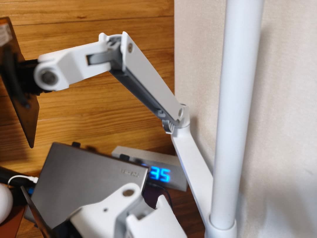 【美品】エルゴトロン デュアルスタッキングアーム 45-509-216