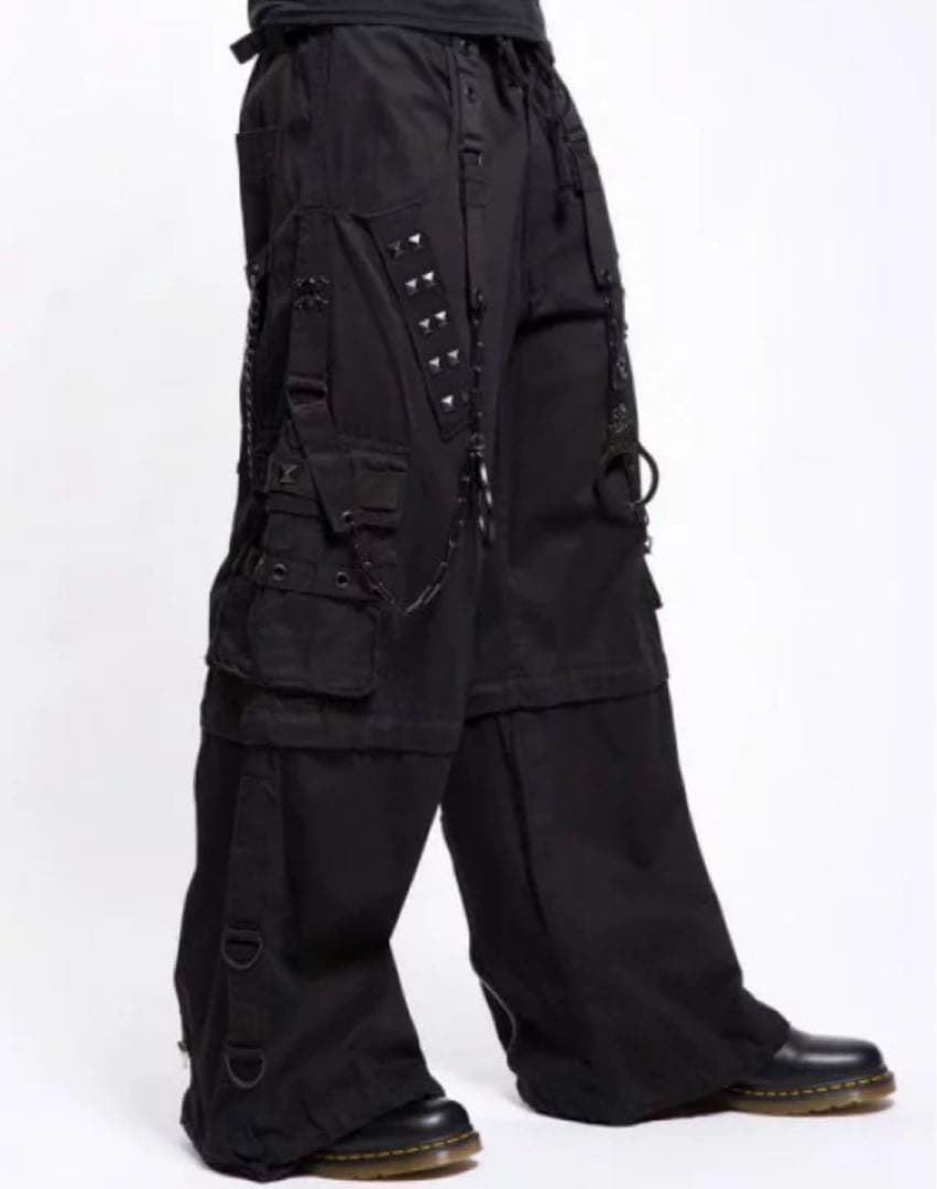 TRIPP nyc トリップ ワイドパンツ ブラック 手錠 チェーン パンク 黒