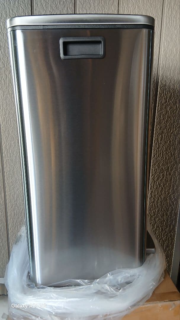 訳ありゴミ箱 ダストボックス 2分別ペダル式 2x30L ステンレス