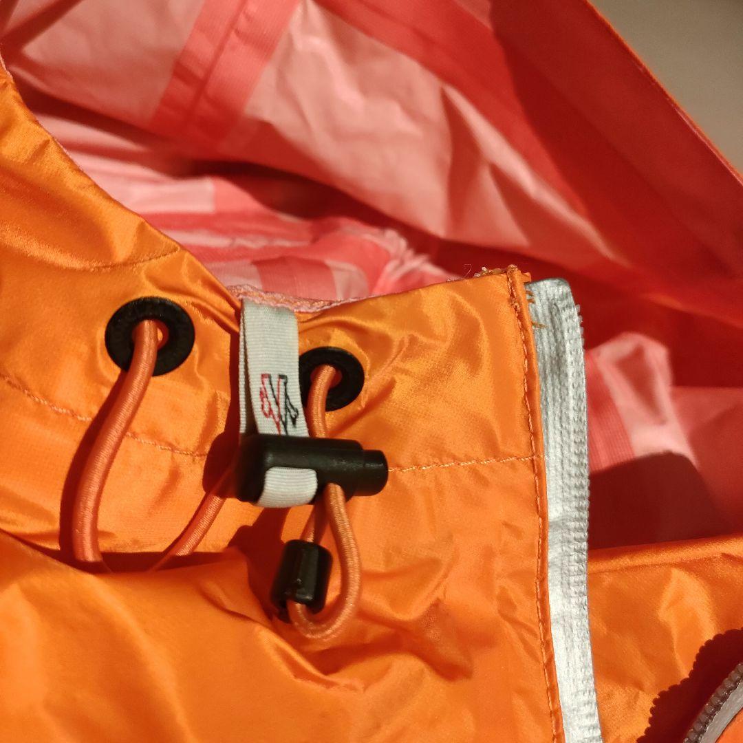 新品 モンクレール ポンチョ レインコート オレンジ MONCLER レア