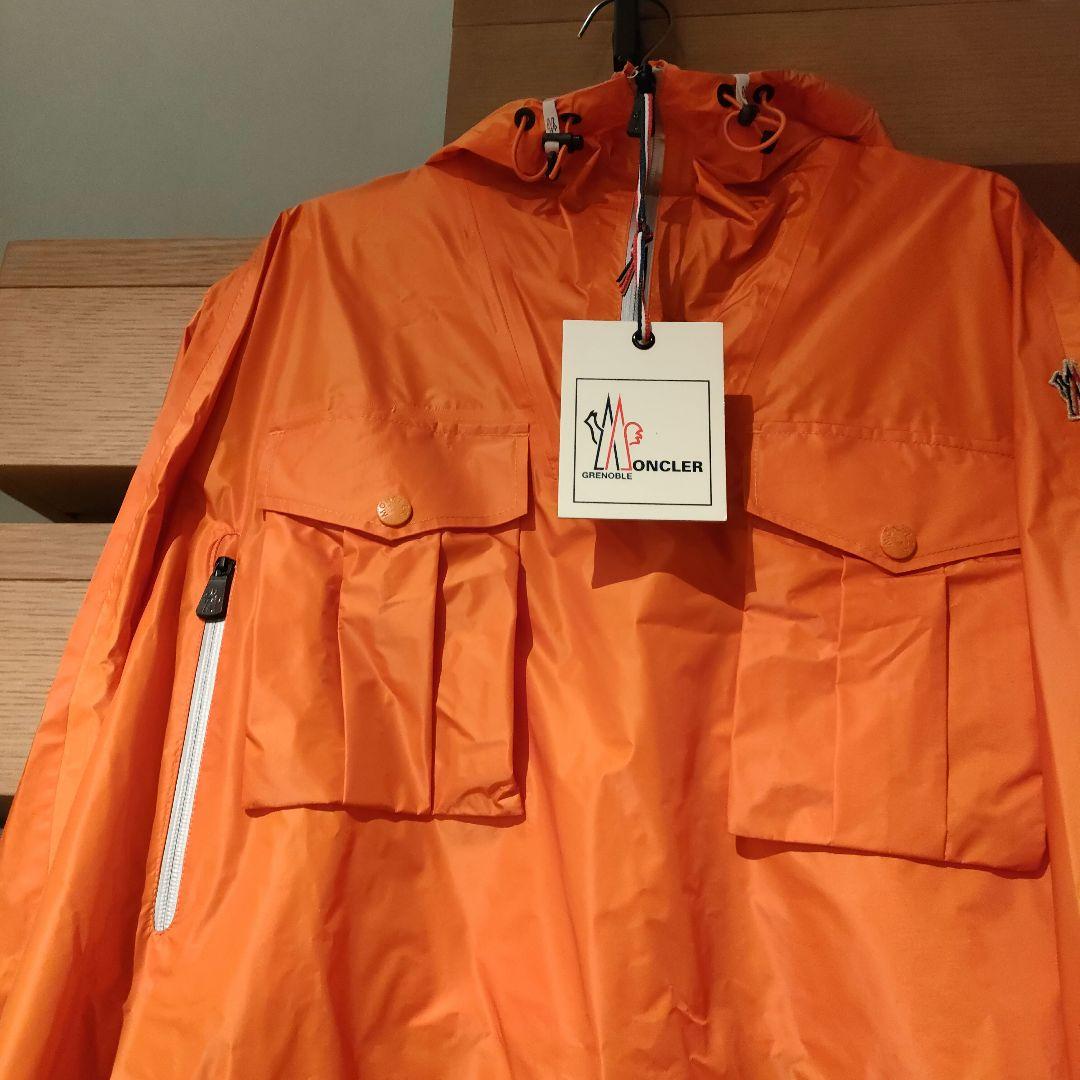 新品 モンクレール ポンチョ レインコート オレンジ MONCLER レア