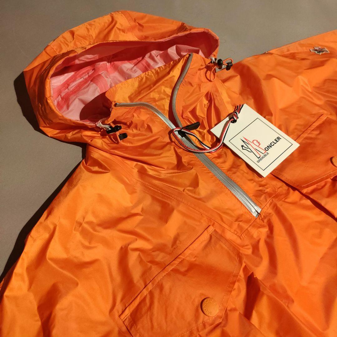 新品 モンクレール ポンチョ レインコート オレンジ MONCLER レア